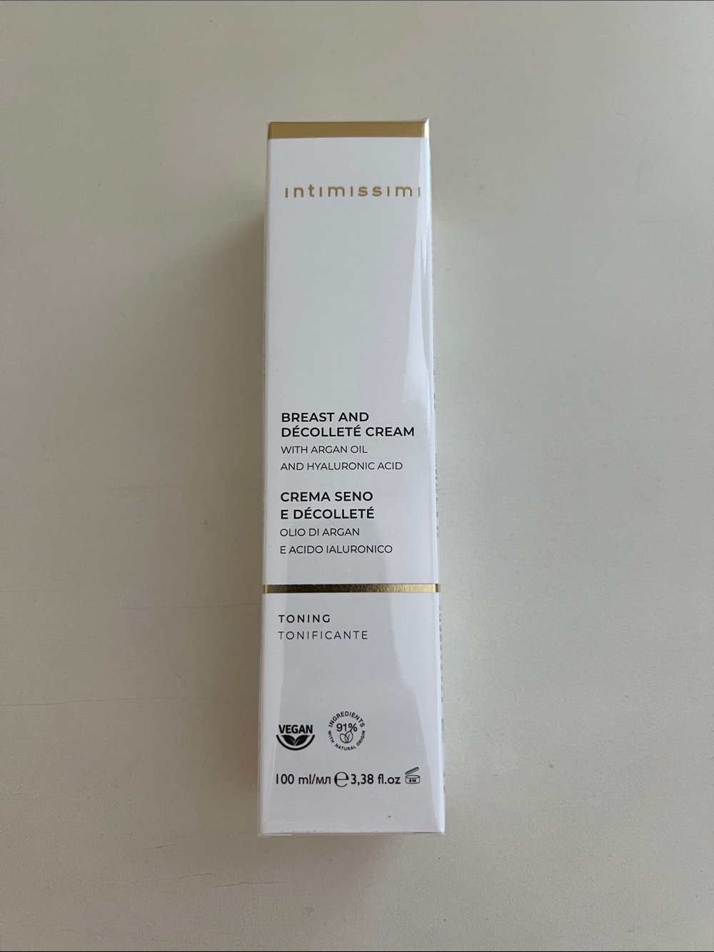NIB Intimissimi Breast and Décolleté Cream